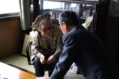 サク子さんと村長