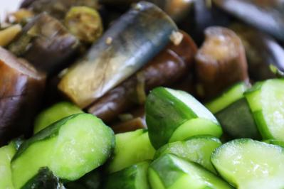 ご寄付いただいた野菜を使った漬物