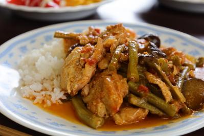 ご寄付いただいた食材を使ったメイン