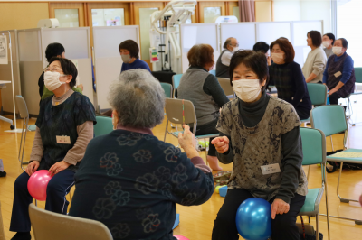 あっちむいてほいゲームの様子