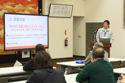 渡邉隊員の様子