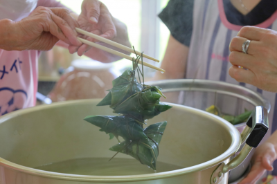 茹で上がったひし巻き