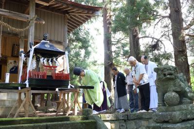 温泉神社の様子