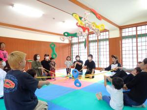 器具を飛ばす