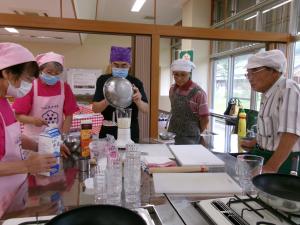 男の料理教室写真